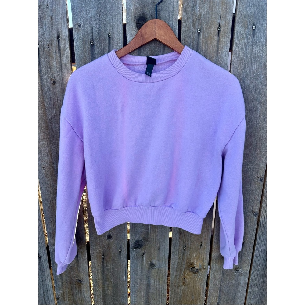 cropped sweatshirt